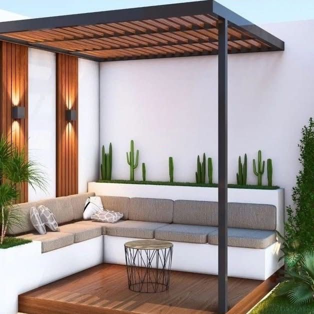 پرگولا چوب پلاست